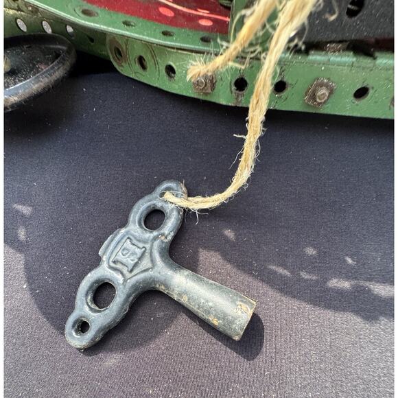 Rare Vintage Meccano scratch Car Scratch built With Key WORKS! - Picture 7 of 14